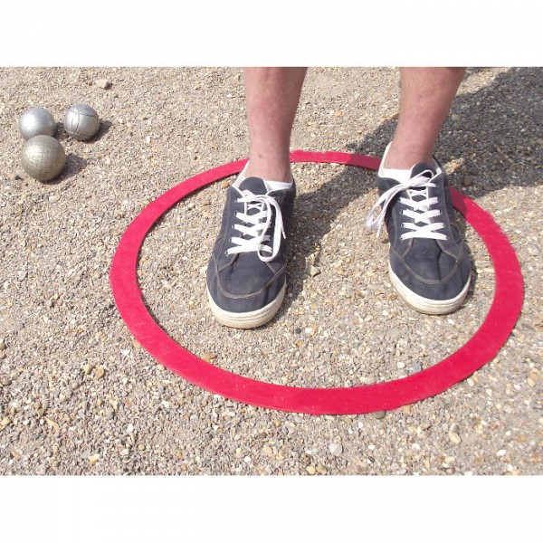 Circle for petanque Red 49500