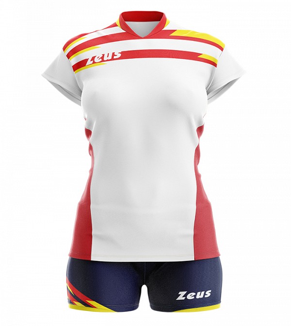  Volley Zeus Set Donna Itaca White/Red