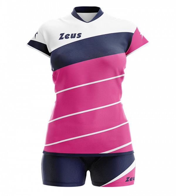  Volley Zeus Set Donna Lybra Fucsia/Blue