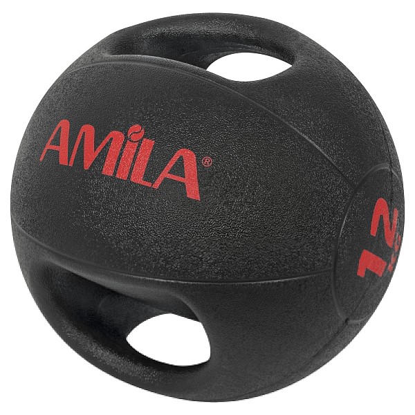 Dual Handle Medicine Ball Amila 12kg 84675