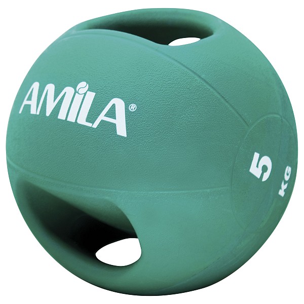 Dual Handle Medicine Ball Amila 5kg 84678