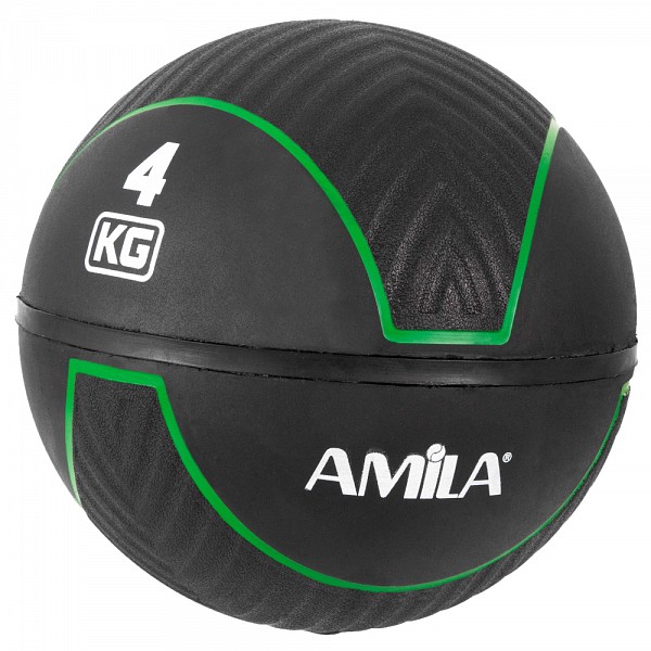 Medicine Ball Amila HQ Rubber 4kg 90708