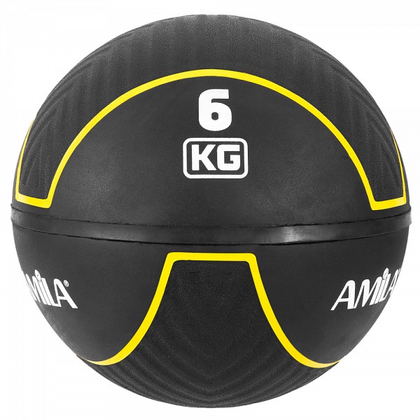 Medicine Ball Amila HQ Rubber 6kg 90709