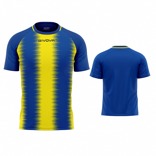   Givova Stripe Royal/Yellow