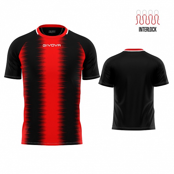  Givova Stripe Red/Black