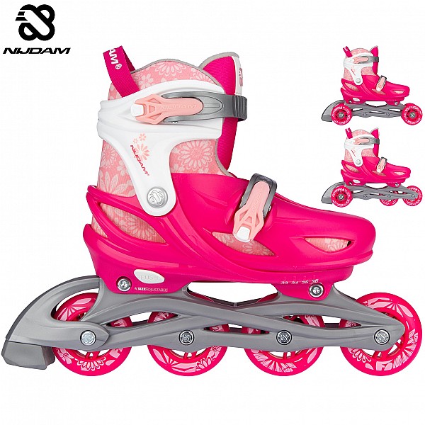 Inline Skates  3  1  Nijdam Floral Switch N22AA01