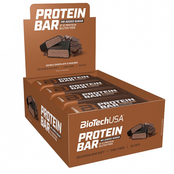  Biotech USA Protein Bar 16x70g Double Chocolate 104002