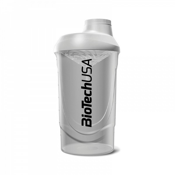 Protein Shaker BiotechUSA 600ml Πλαστικό Λευκό