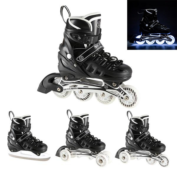 Inline Skates  4  1 Nils Extreme LED NH10905 No 31-34 