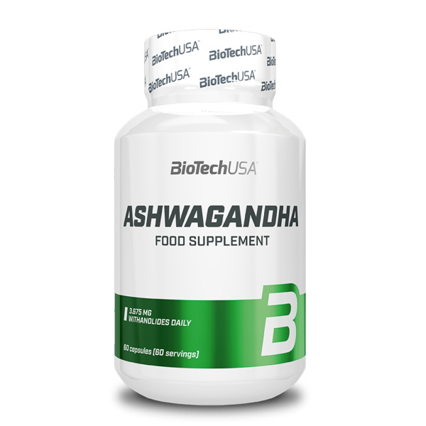 Φυτικό Συμπλήρωμα Ashwagandha 60caps BiotechUSA
